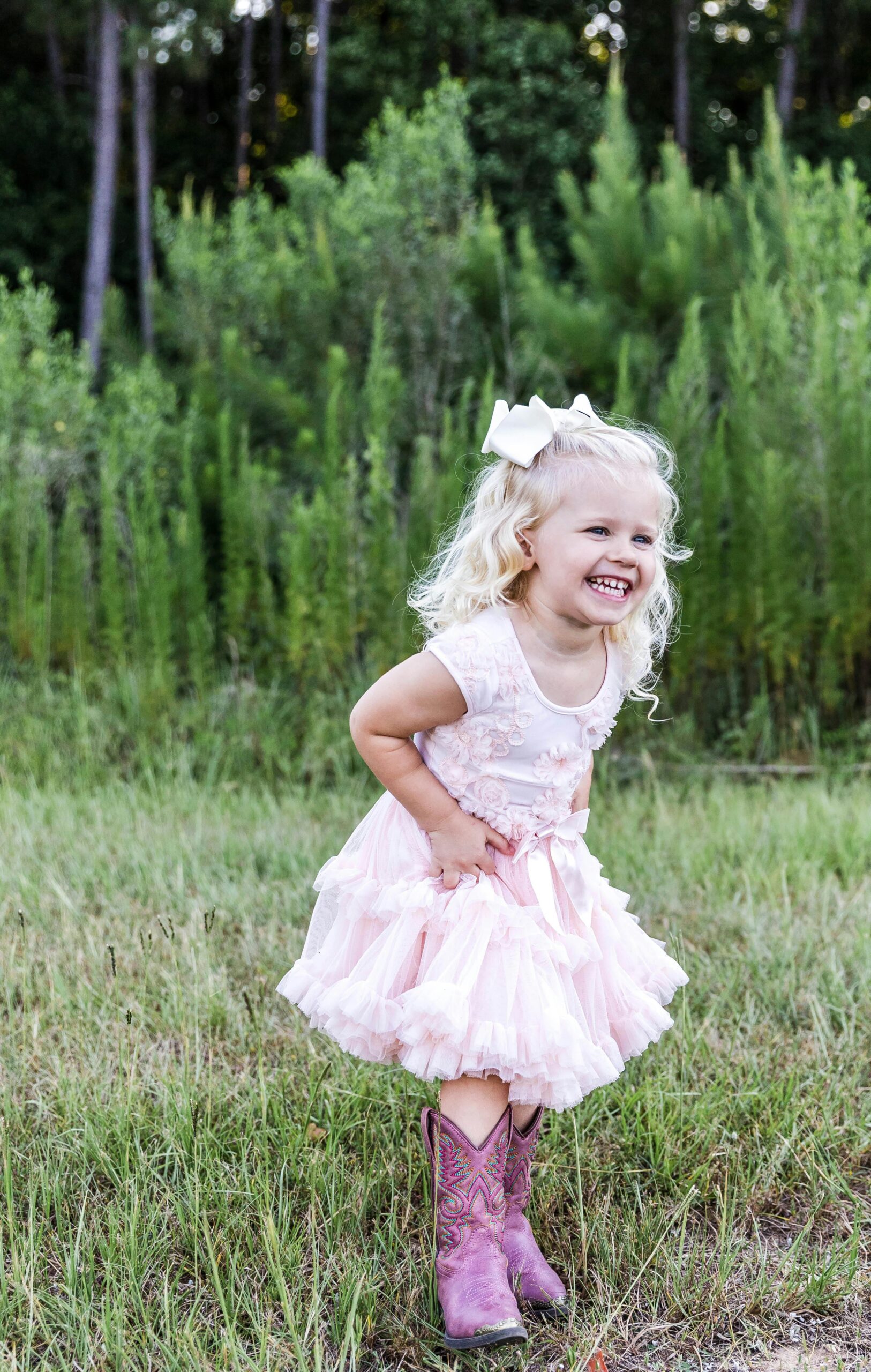 Child Custody in Texas A little girl in cowgirl boots reminds us what matters most in custody battles: our children.